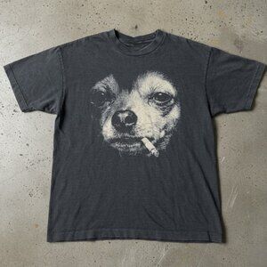 Dog Smoking Cigarette T-Shirt